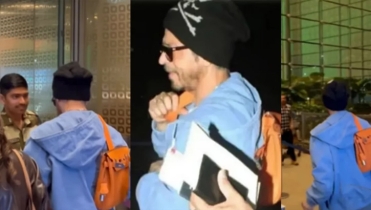 বিমানবন্দরে নিরাপত্তারক্ষীর হাতে আটকালেন শাহরুখ খান